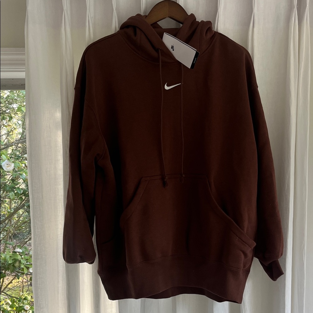 Nike Chocolate Brown Pullover Hoodie